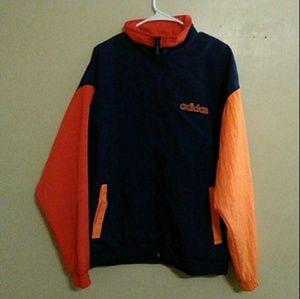 Adidas men's zip up with front pockets size large